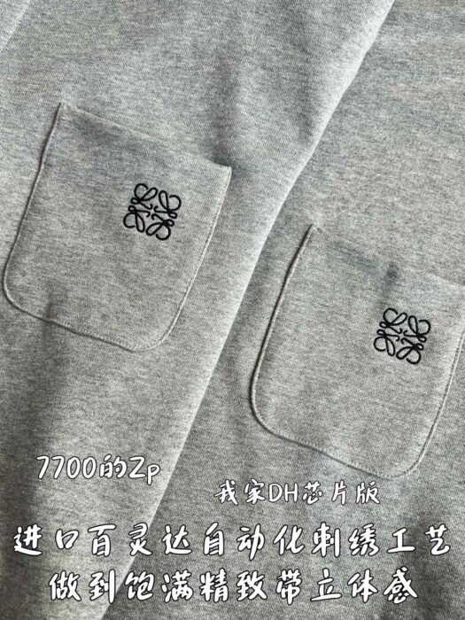 로에베 코튼 하이넥 긴팔티 그레이 레플리카 미러급 SA급 S급 고퀄리티 하이엔드 최상급 의류 [남성여성공용] 8