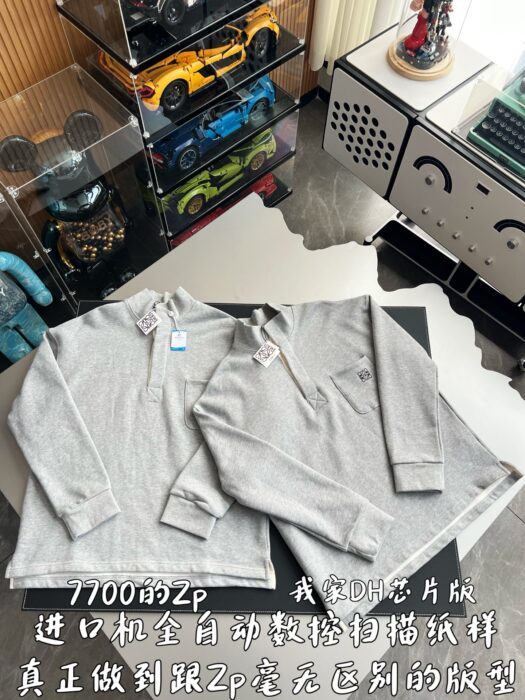 로에베 코튼 하이넥 긴팔티 그레이 레플리카 미러급 SA급 S급 고퀄리티 하이엔드 최상급 의류 [남성여성공용] 5