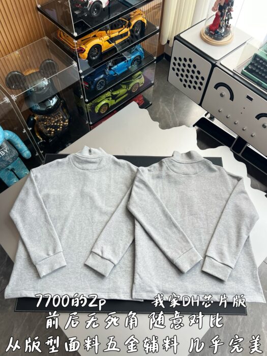 로에베 코튼 하이넥 긴팔티 그레이 레플리카 미러급 SA급 S급 고퀄리티 하이엔드 최상급 의류 [남성여성공용] 4