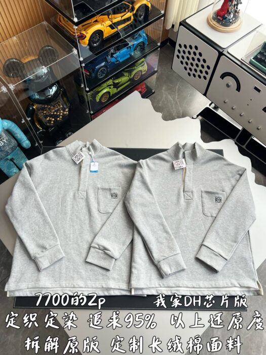 로에베 코튼 하이넥 긴팔티 그레이 레플리카 미러급 SA급 S급 고퀄리티 하이엔드 최상급 의류 [남성여성공용] 3