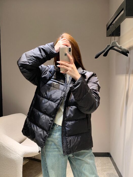 프라다 리나일론 다운 자켓 패딩 블랙 SGC933 1WQ9 F0002 레플리카 미러급 SA급 S급 고퀄리티 하이엔드 최상급 의류 [남성여성공용] 2