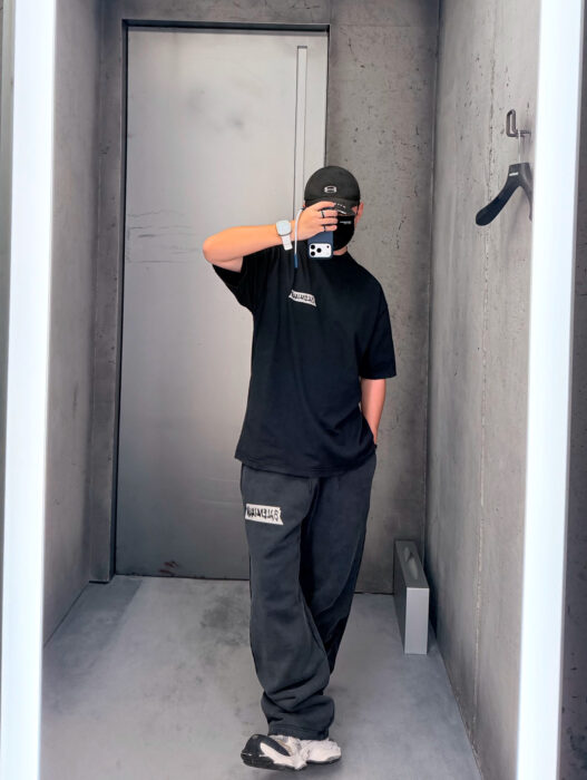 발렌시아가 마스킹 테이프 배기 팬츠 차콜 레플리카 미러급 SA급 S급 고퀄리티 하이엔드 최상급 의류 [남성]