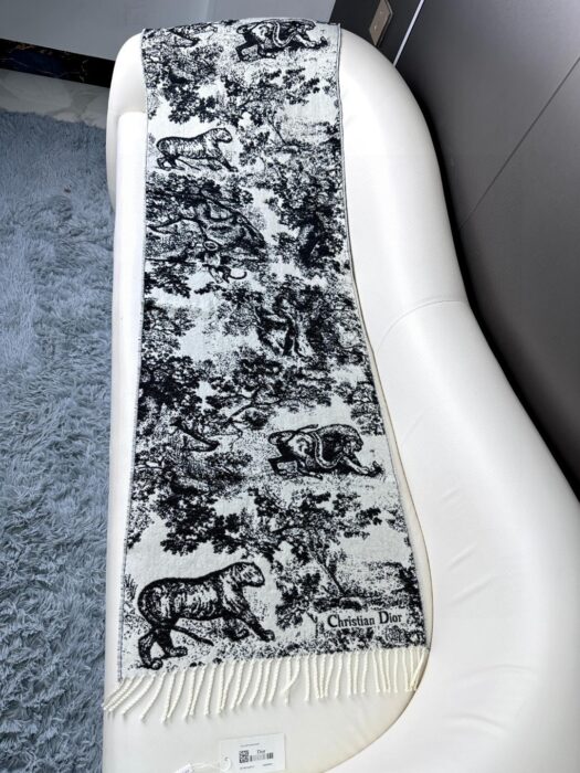 디올 트왈 드 주이 소바쥬 스카프 블랙 캐시미어 울 레플리카 미러급 SA급 S급 고퀄리티 최상급 하이엔드 [남성여성공용] 4