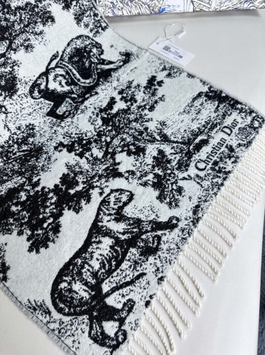 디올 트왈 드 주이 소바쥬 스카프 블랙 캐시미어 울 레플리카 미러급 SA급 S급 고퀄리티 최상급 하이엔드 [남성여성공용] 8