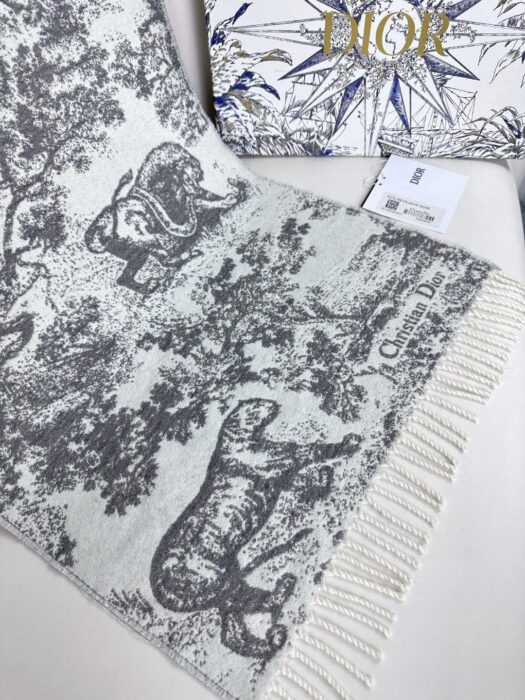 디올 트왈 드 주이 소바쥬 스카프 그레이 캐시미어 울 레플리카 미러급 SA급 S급 고퀄리티 최상급 하이엔드 [남성여성공용] 8