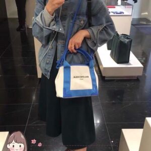 발렌시아가 캔버스 스몰 토트백 블루 레플리카 미러급 SA급 S급 고퀄리티 최상급 하이엔드 가방 [여성]