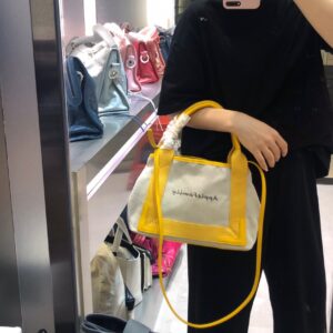발렌시아가 캔버스 스몰 토트백 옐로우 레플리카 미러급 SA급 S급 고퀄리티 최상급 하이엔드 가방 [여성]