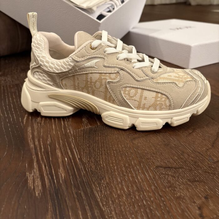 디올 vibe 바이브 이음 배색 스니커즈 운동화 다크 베이지 레플리카 미러급 SA급 S급 고퀄리티 최상급 하이엔드 신발 [여성] 5