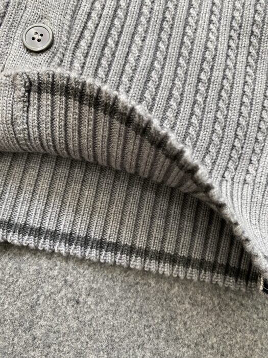 톰브라운 사선 스트라이프 트위스트 케이블 단색 가디건 그레이 레플리카 미러급 SA급 S급 고퀄리티 하이엔드 최상급 의류 [여성] 10