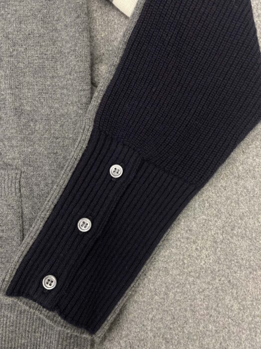 톰브라운 투인원 하프 사선 가디건 미디움 그레이 레플리카 미러급 SA급 S급 고퀄리티 하이엔드 최상급 의류 [남성여성공용] 8