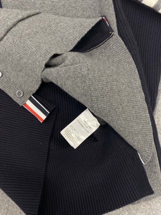 톰브라운 투인원 하프 사선 가디건 미디움 그레이 레플리카 미러급 SA급 S급 고퀄리티 하이엔드 최상급 의류 [남성여성공용] 13