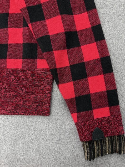 루이비통 다미에 배색 체크 가디건 레드 레플리카 미러급 SA급 S급 고퀄리티 하이엔드 최상급 의류 [여성] 10