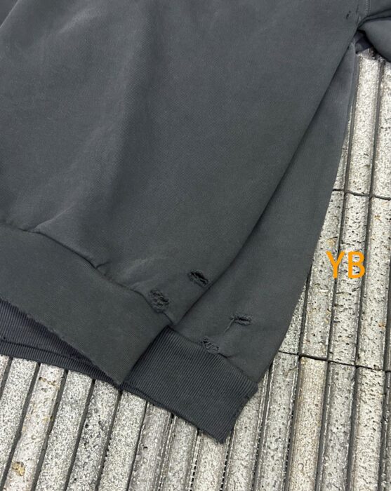 발렌시아가 모노그램 자모 프린트 후드티 블랙 레플리카 미러급 SA급 S급 고퀄리티 하이엔드 최상급 의류 [남성여성공용] 11