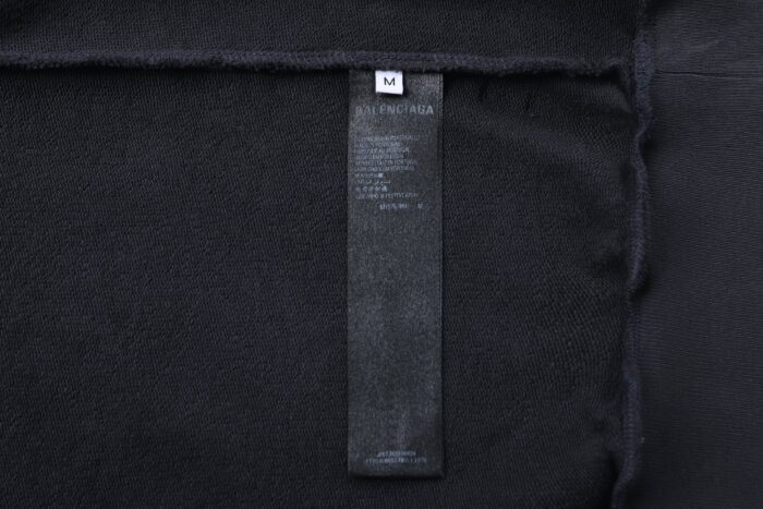 발렌시아가 모노그램 자모 프린트 후드티 블랙 레플리카 미러급 SA급 S급 고퀄리티 하이엔드 최상급 의류 [남성여성공용] 20