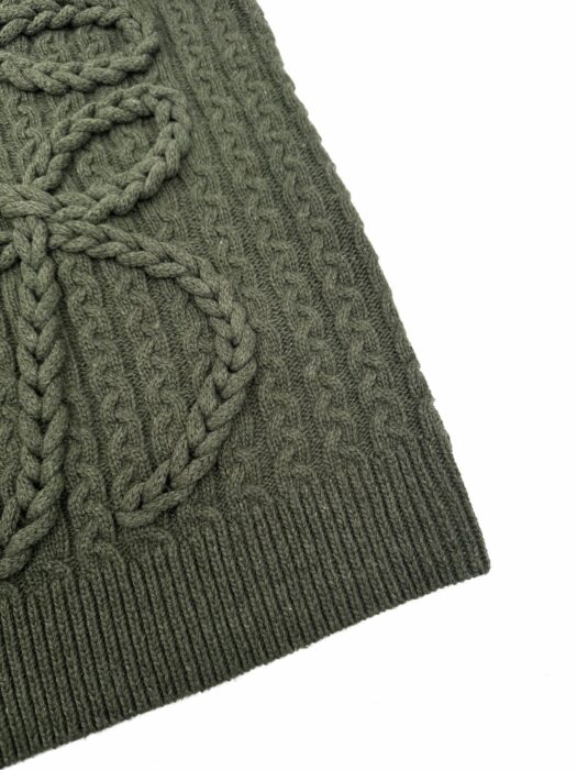 로에베 트위스트 점보 로고 스웨터 니트 올리브 그린 레플리카 미러급 SA급 S급 고퀄리티 하이엔드 최상급 의류 [남성여성공용] 8