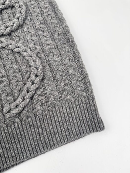 로에베 트위스트 점보 로고 스웨터 니트 그레이 레플리카 미러급 SA급 S급 고퀄리티 하이엔드 최상급 의류 [남성여성공용] 9