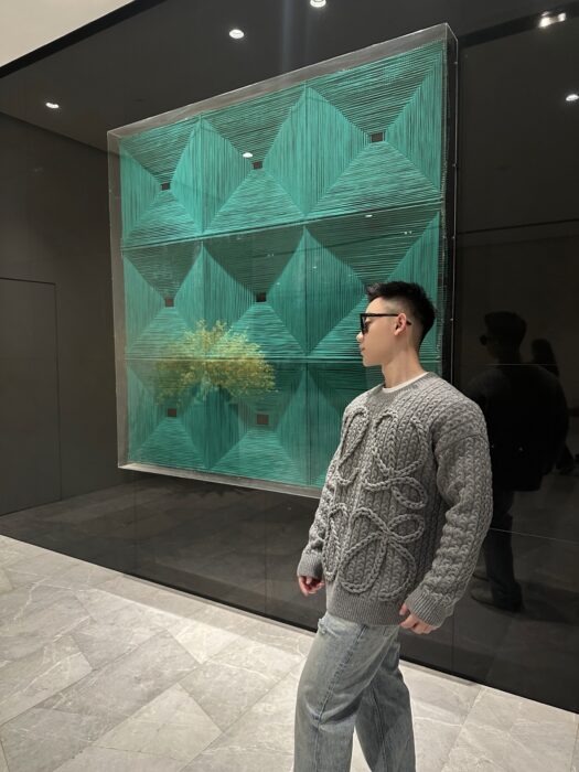 로에베 트위스트 점보 로고 스웨터 니트 그레이 레플리카 미러급 SA급 S급 고퀄리티 하이엔드 최상급 의류 [남성여성공용]