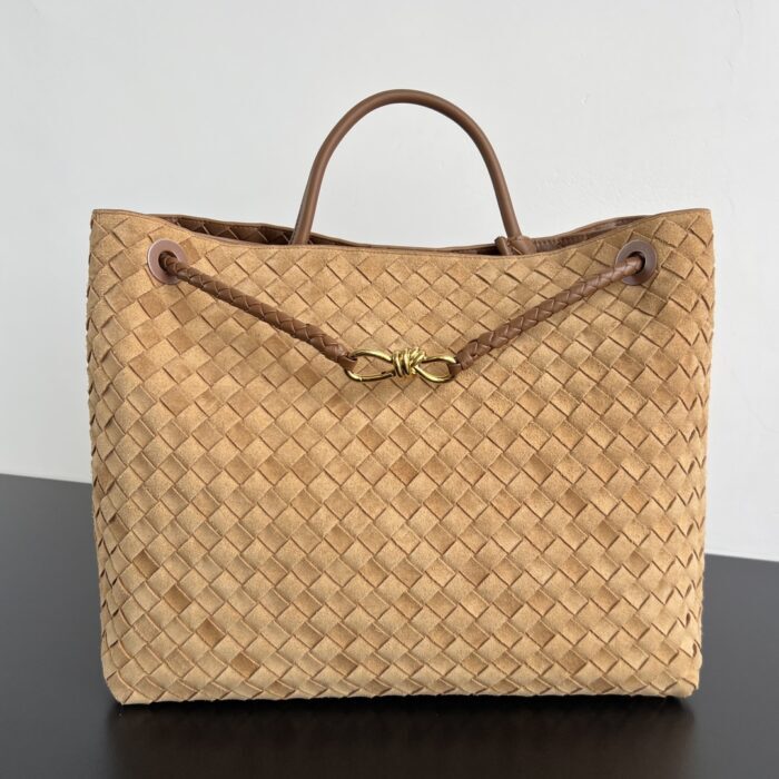 보테가베네타 라지 안디아모 743575 라이트 앰버 스웨이드 레플리카 미러급 SA급 S급 고퀄리티 최상급 하이엔드 가방 [여성]