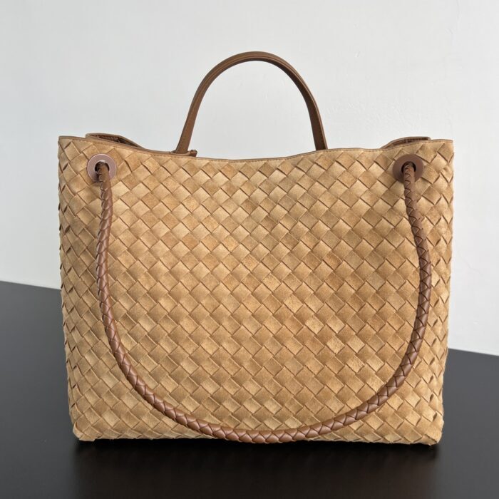 보테가베네타 라지 안디아모 743575 라이트 앰버 스웨이드 레플리카 미러급 SA급 S급 고퀄리티 최상급 하이엔드 가방 [여성] 2