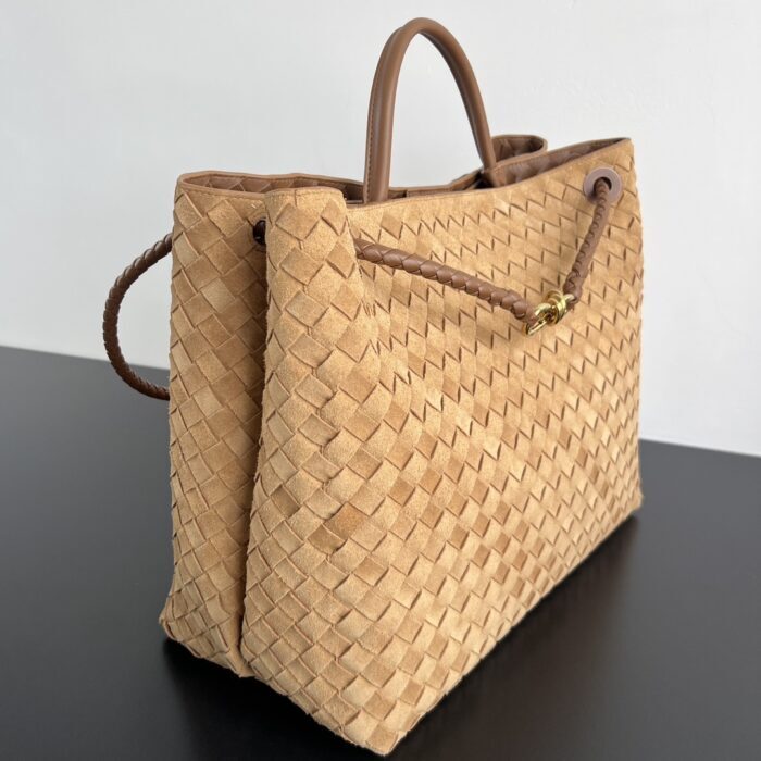 보테가베네타 라지 안디아모 743575 라이트 앰버 스웨이드 레플리카 미러급 SA급 S급 고퀄리티 최상급 하이엔드 가방 [여성] 4