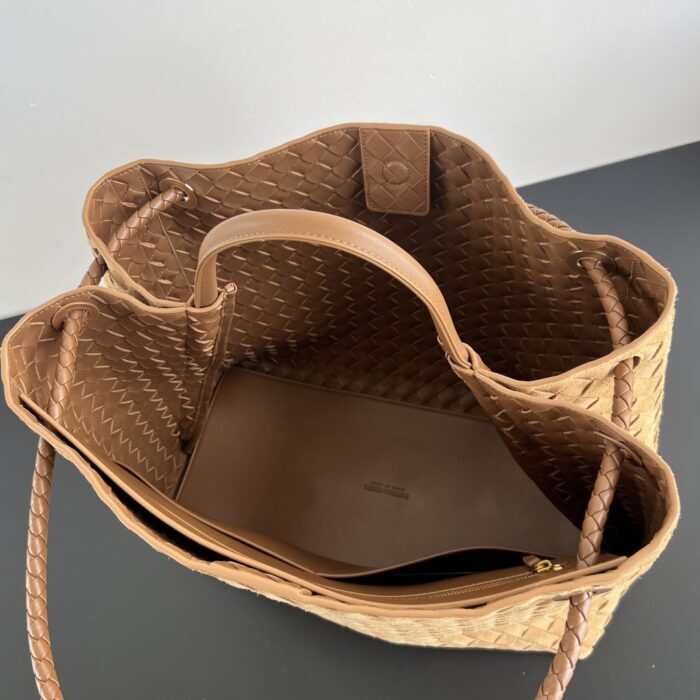 보테가베네타 라지 안디아모 743575 라이트 앰버 스웨이드 레플리카 미러급 SA급 S급 고퀄리티 최상급 하이엔드 가방 [여성] 3