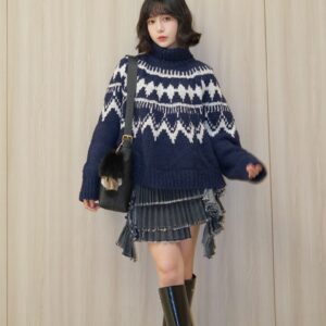 디올 DiorAlps 터틀넥 스웨터 니트 514S41A2011 네이비 레플리카 미러급 SA급 S급 고퀄리티 하이엔드 최상급 의류 [남성여성공용]