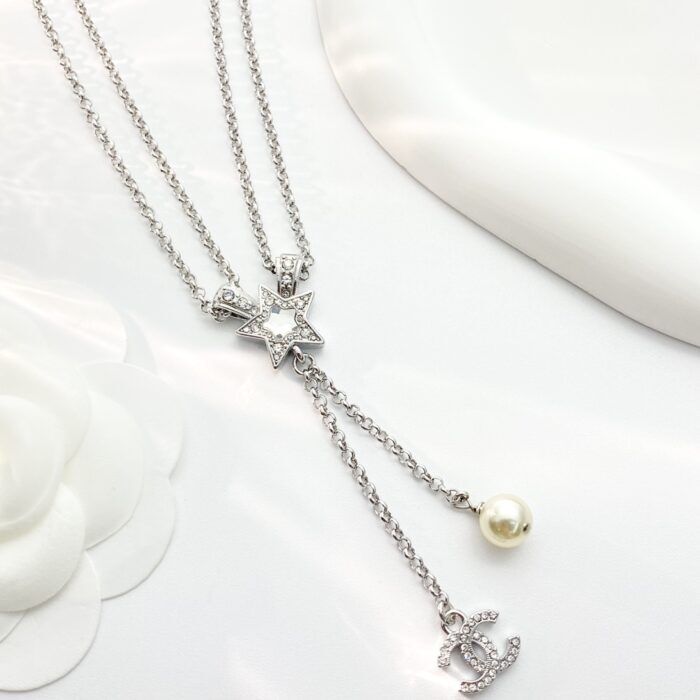 샤넬 별 이중 체인 태슬 목걸이 실버 레플리카 미러급 SA급 S급 고퀄리티 최상급 하이엔드 악세사리 [여성] 7