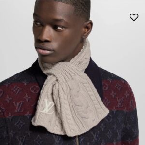 루이비통 온리 LV 미니 케이블 스카프 베이지 M96754 양털100% 레플리카 미러급 SA급 S급 고퀄리티 최상급 하이엔드 악세사리 [남성여성공용]