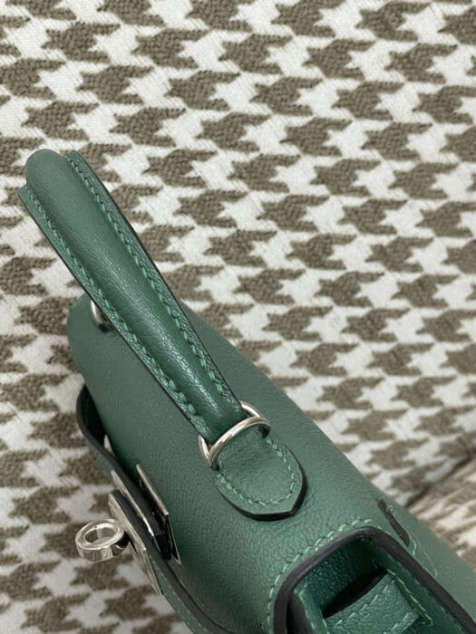 에르메스 켈리 19 은장 다크 그린 산양가죽 레플리카 미러급 SA급 S급 고퀄리티 최상급 하이엔드 가방 [여성] 6