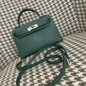 에르메스 켈리 19 은장 다크 그린 산양가죽 레플리카 미러급 SA급 S급 고퀄리티 최상급 하이엔드 가방 [여성]