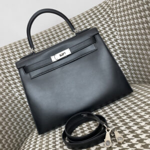 에르메스 켈리 28 은장 블랙 box 레플리카 미러급 SA급 S급 고퀄리티 최상급 하이엔드 가방 [여성]