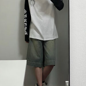 크롬하츠 흑백 배색 프린트 긴팔티 블랙 화이트 레플리카 미러급 SA급 S급 고퀄리티 하이엔드 최상급 의류 [남성여성공용]