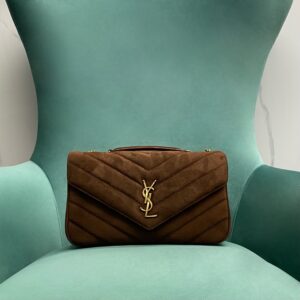 생로랑 루루 미디움 마테라쎄 스웨이드 브라운 커피 801439 레플리카 미러급 SA급 S급 고퀄리티 최상급 하이엔드 가방 [여성]