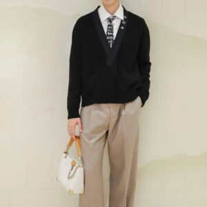 루이비통 하이브리드 엠벨리시드 가디건 1AIM96 블랙 면양털 레플리카 미러급 SA급 S급 고퀄리티 하이엔드 최상급 의류 [남성여성공용]