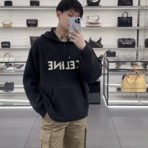 셀린느 모노그램 니트 후드티 블랙 레플리카 미러급 SA급 S급 고퀄리티 하이엔드 최상급 의류 [남성여성공용]