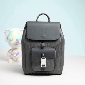 디올 새들 백팩 플랩 디올 오블리크 자카드 앤 그레인드 카프스킨 그레이 레플리카 미러급 SA급 S급 고퀄리티 최상급 하이엔드 가방 [남성여성공용]