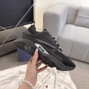 디올 B22 스니커즈 테크니컬 메쉬 스무스 카프스킨 블랙 남성용 4cm 레플리카 미러급 SA급 S급 고퀄리티 최상급 하이엔드 신발 [남성]