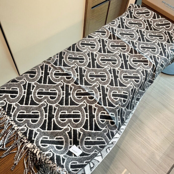 버버리 올 오버 TB 캐시미어 스카프 그레이 레플리카 미러급 SA급 S급 고퀄리티 최상급 하이엔드 [남성여성공용] 5