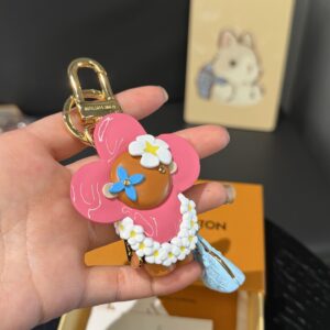 루이비통 비비엔 핸드백 키링 백참 핑크 레플리카 미러급 SA급 S급 고퀄리티 최상급 하이엔드 악세사리 [남성여성공용]