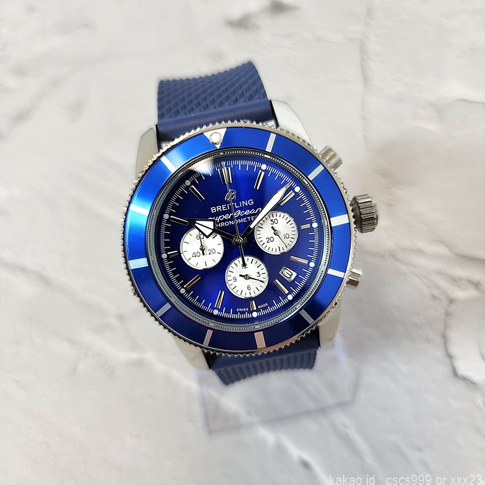 브라이틀링 슈퍼오션 헤리티지 블루다이얼레플리카 미러급 SA급 S급 고퀄리티 시계[남성] 3