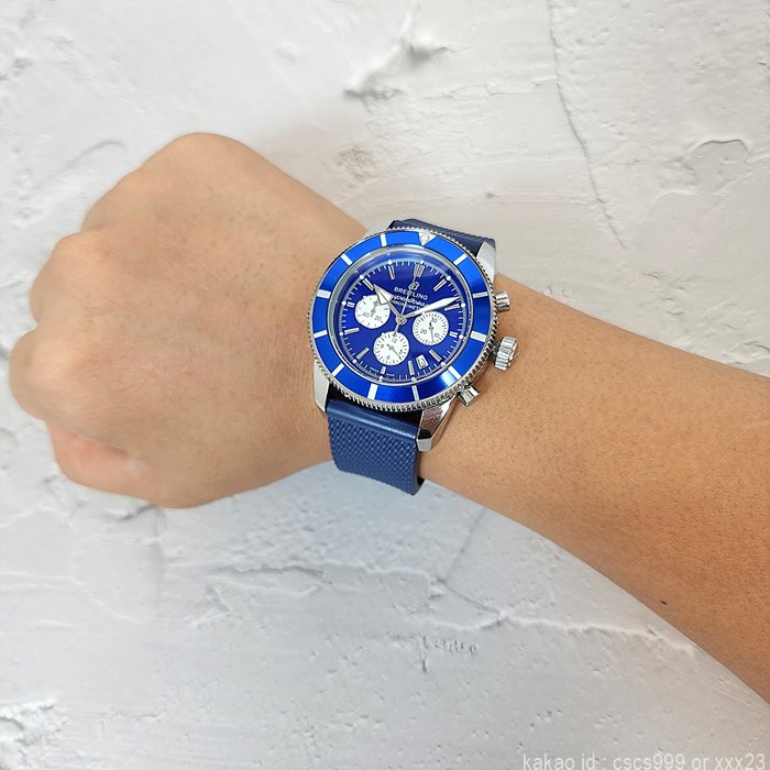브라이틀링 슈퍼오션 헤리티지 블루다이얼레플리카 미러급 SA급 S급 고퀄리티 시계[남성] 16