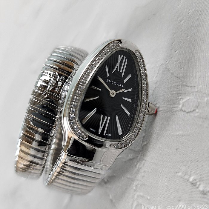 불가리 세르펜티 투보가스 워치 블랙다이아레플리카 미러급 SA급 S급 고퀄리티 시계 [여성] 8