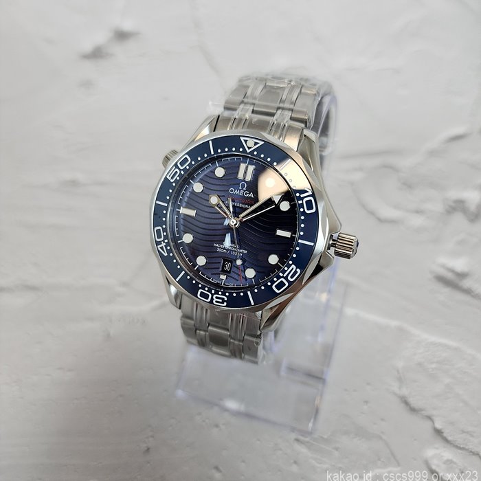 오메가 코액시얼 씨마스터 다이버300M 블루 레플리카 미러급 SA급 S급 고퀄리티  [남성] 5