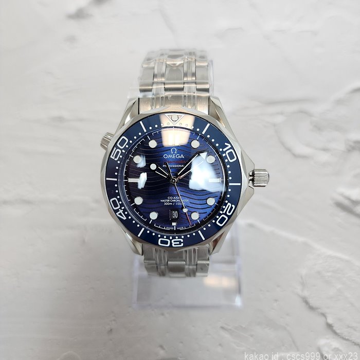 오메가 코액시얼 씨마스터 다이버300M 블루 레플리카 미러급 SA급 S급 고퀄리티  [남성] 6