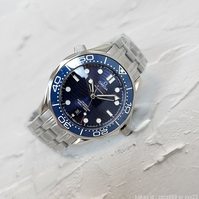 오메가 코액시얼 씨마스터 다이버300M 블루 레플리카 미러급 SA급 S급 고퀄리티  [남성] 9