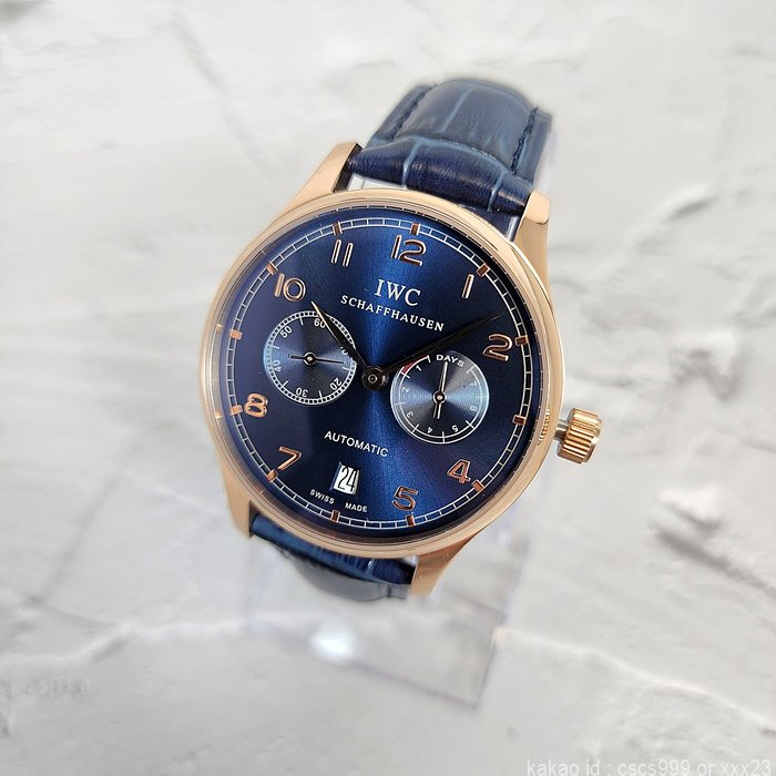 IWC 포르투기저 부티크에디션 블루다이얼 레플리카 미러급 SA급 S급 고퀄리티 시계 [남성] 3