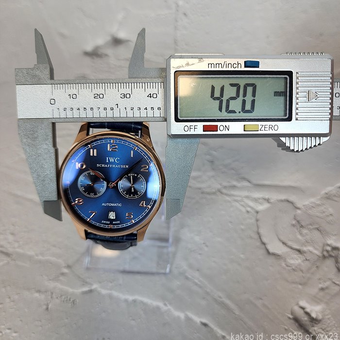 IWC 포르투기저 부티크에디션 블루다이얼 레플리카 미러급 SA급 S급 고퀄리티 시계 [남성] 6