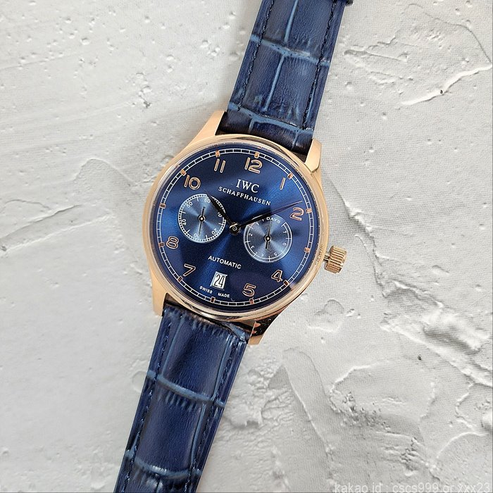 IWC 포르투기저 부티크에디션 블루다이얼 레플리카 미러급 SA급 S급 고퀄리티 시계 [남성] 8