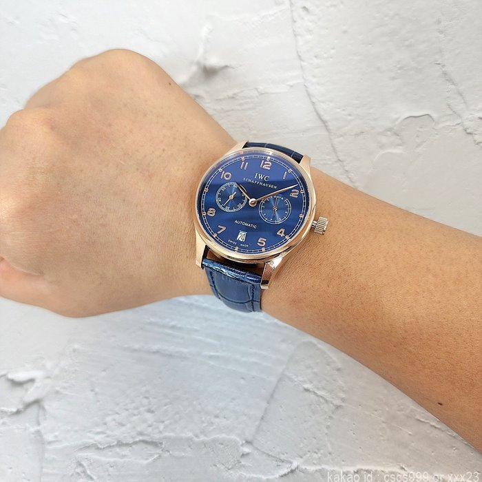 IWC 포르투기저 부티크에디션 블루다이얼 레플리카 미러급 SA급 S급 고퀄리티 시계 [남성] 15