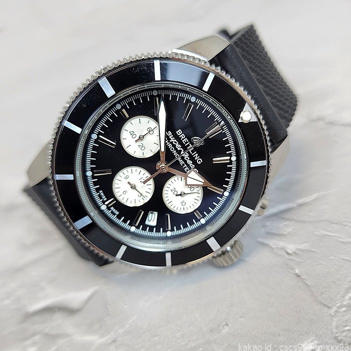 브라이틀링 슈퍼오션 헤리티지 블랙다이얼레플리카 미러급 SA급 S급 고퀄리티 시계 [남성] 9